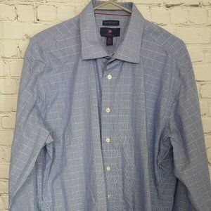 Egara Egyptian Cotton Non-Iron Blue 17 36-37